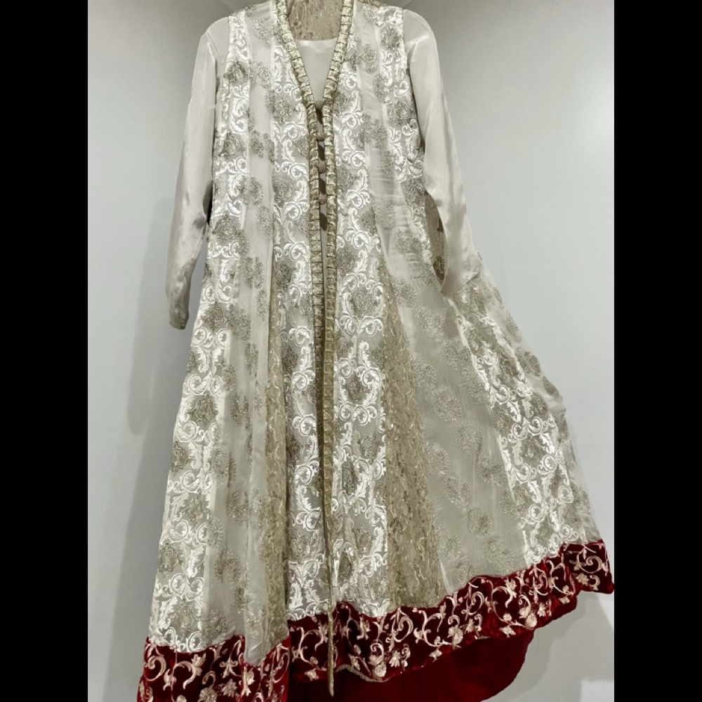 Elegant sparkling Sequins and Embroidered Gown
